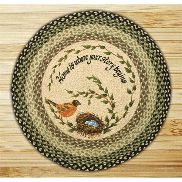 Palacedesigns Capitol Importing Robins Nest - 27 in. x 27 in. Round Patch PA2827905 - main